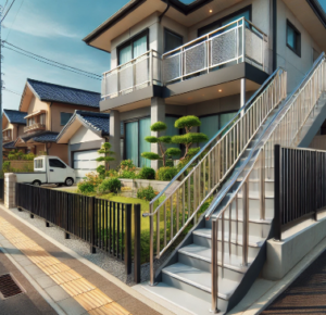 柏市 手すり工事