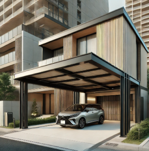 習志野市 カーポート設置工事