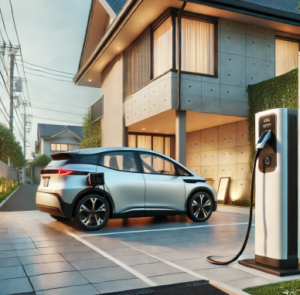 市川市のEV充電工事