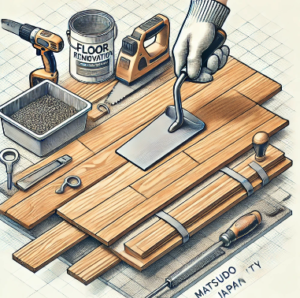 松戸市 床のリフォーム