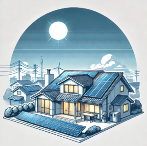 松戸市のソーラーパネル工事