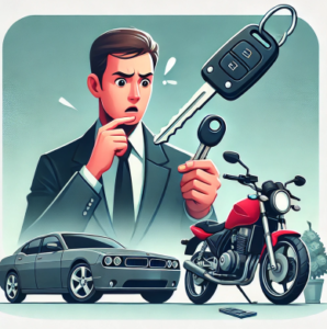 車、バイクの鍵紛失