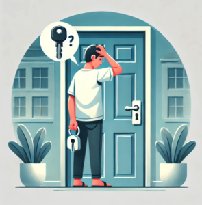 マンション、アパートの鍵を紛失