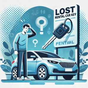 レンタカー 鍵紛失